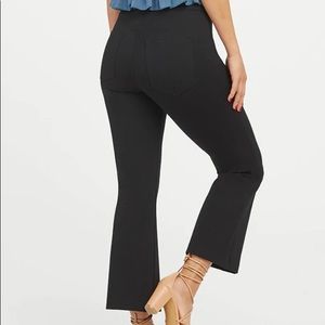 Spanx The Perfect Black Pant, cropped flair